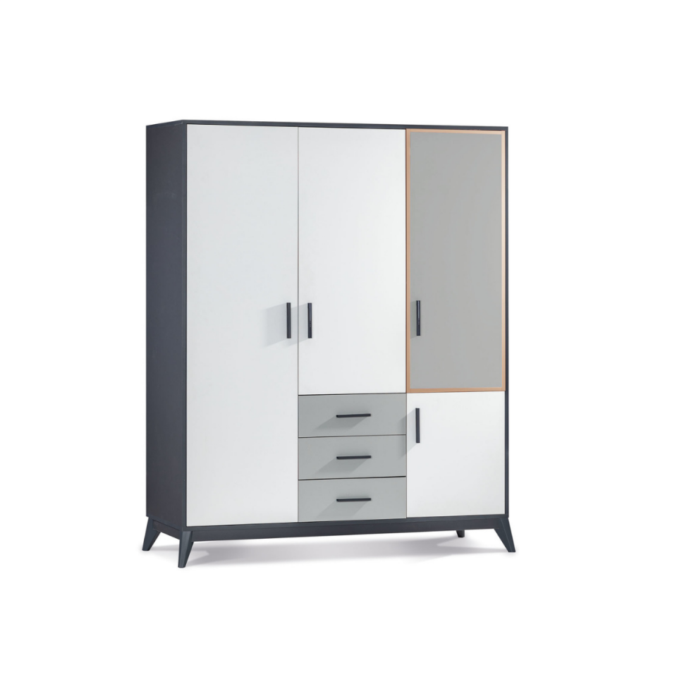 Breda 3 Kapaklı Dolap Çekmeceli