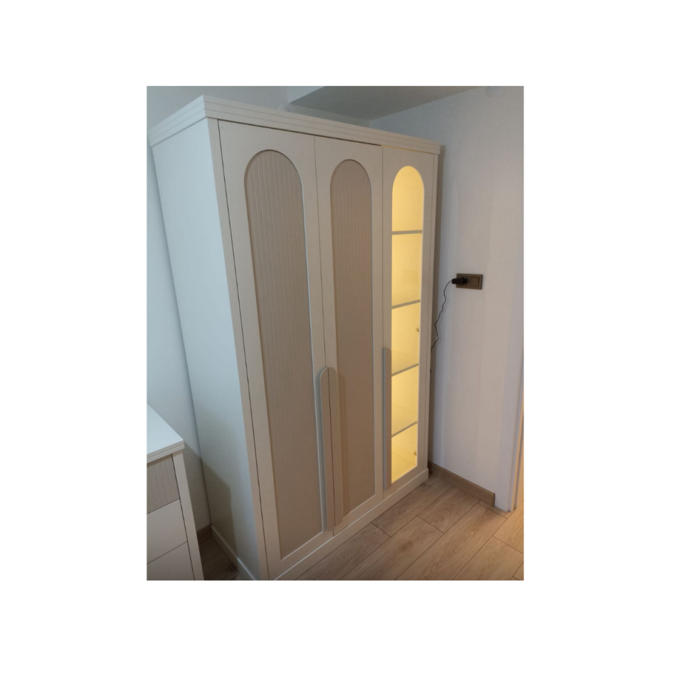 Venedik 3 Kapaklı Dolap