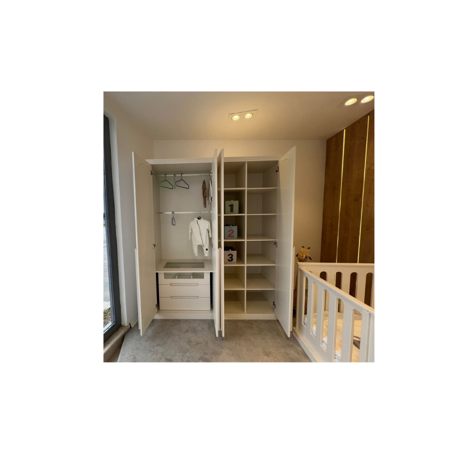 Venedik 4 Kapaklı Dolap