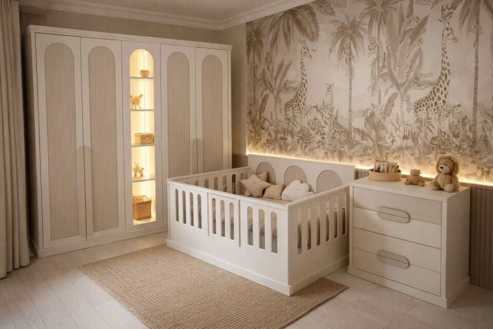 Venedik Bebek ve Çocuk Odası (5 kapaklı)