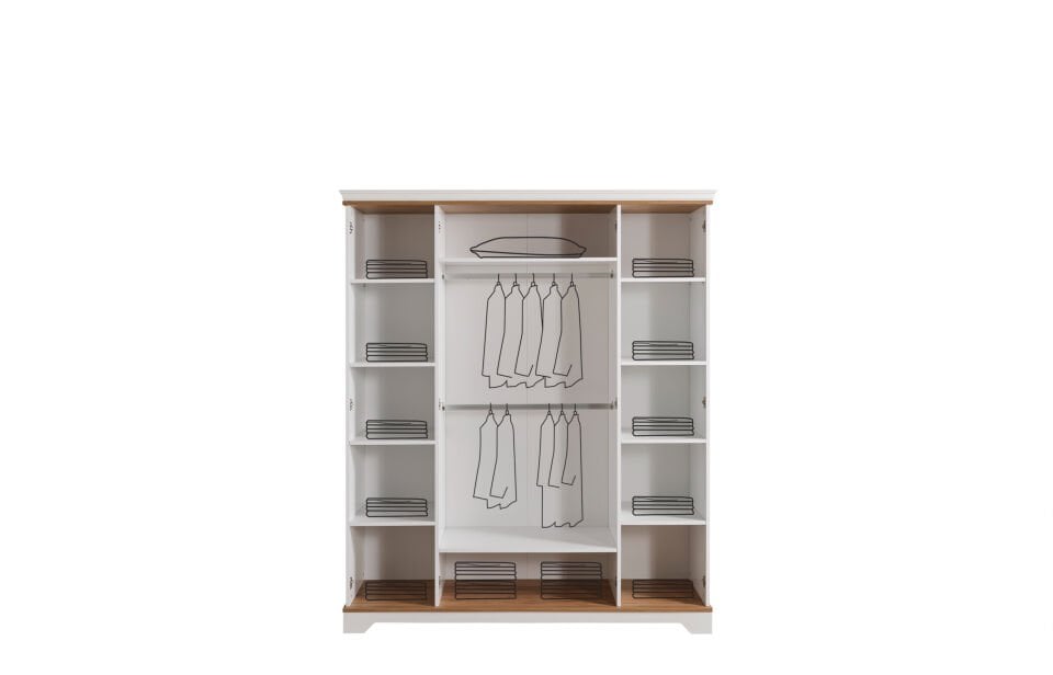 Lofter 4 Kapaklı Dolap