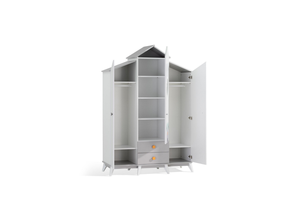 Bird House 3 Kapaklı Dolap