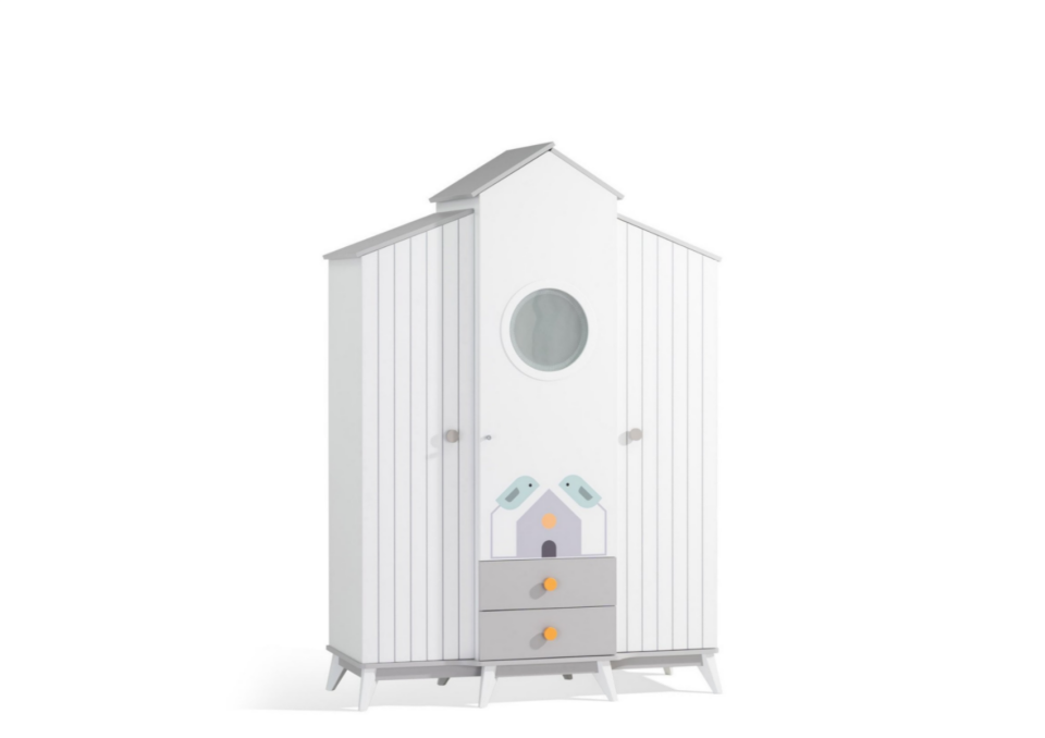 Bird House 3 Kapaklı Dolap