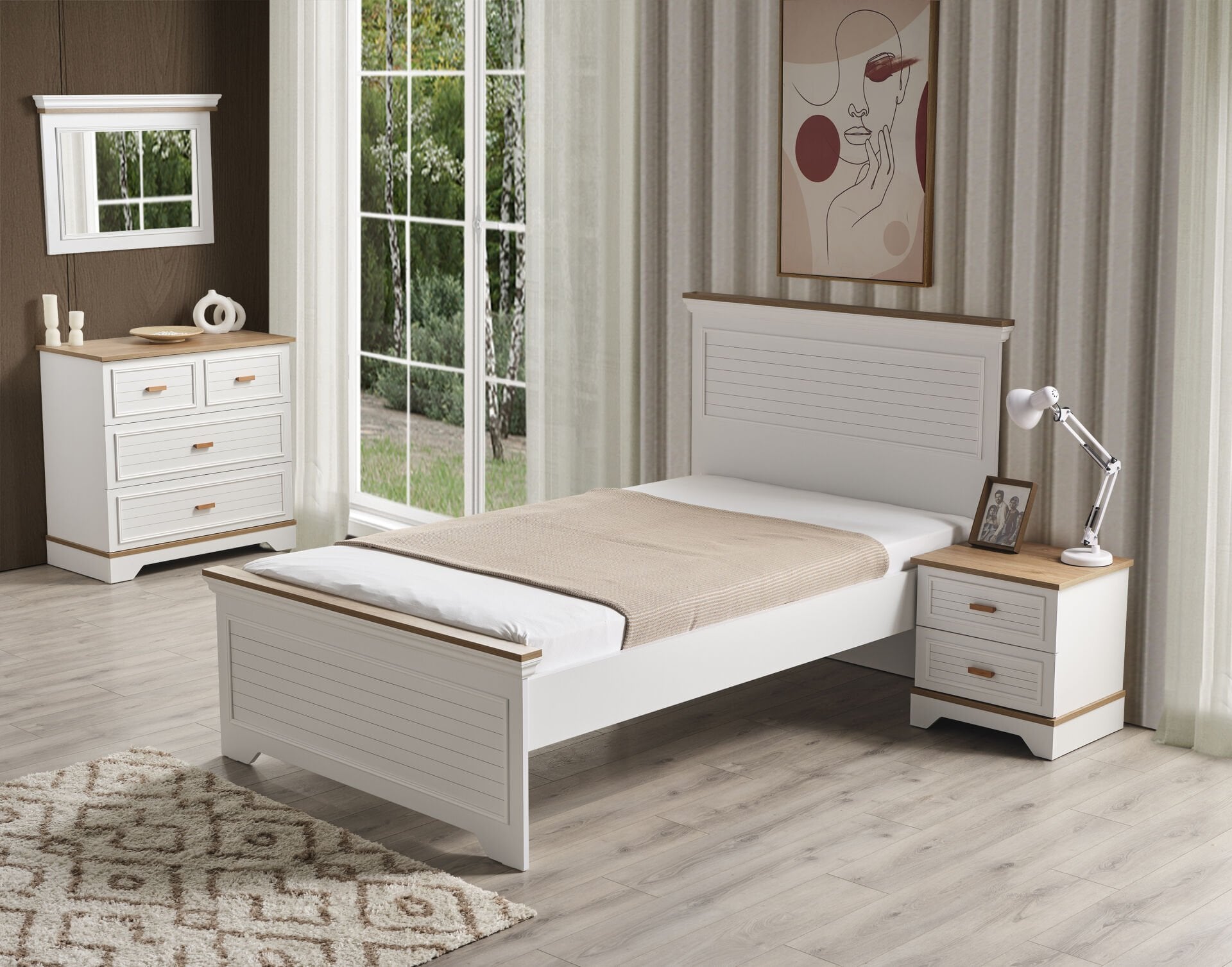 Lofter Başlıklı Karyola 120*200