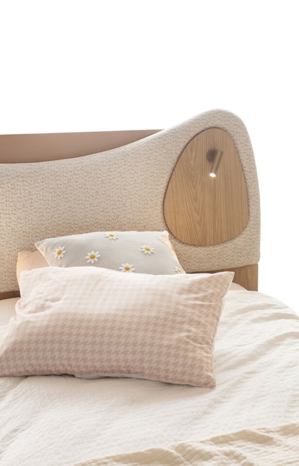 Eylül Başlıklı Karyola 100x200