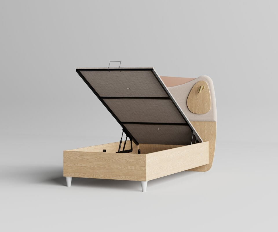 Eylül Bazalı Karyola 120x200