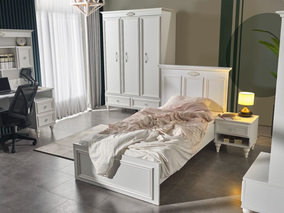 Alya Başlıklı Karyola 100x200