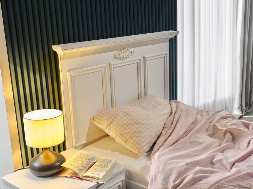 Alya Başlıklı Karyola 100x200