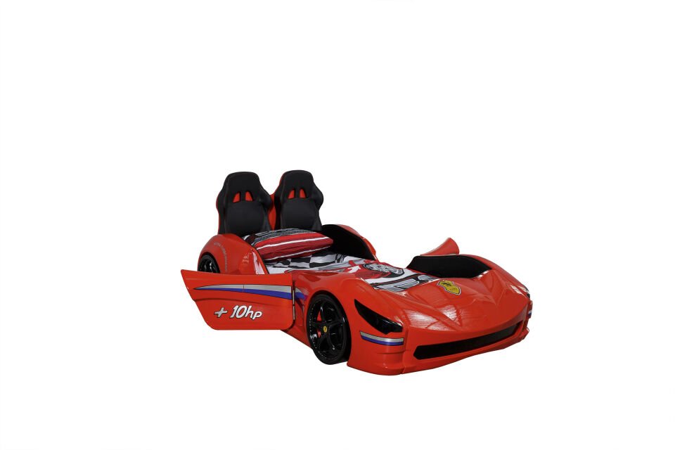Cabrio Arabalı Yatak Kırmızı