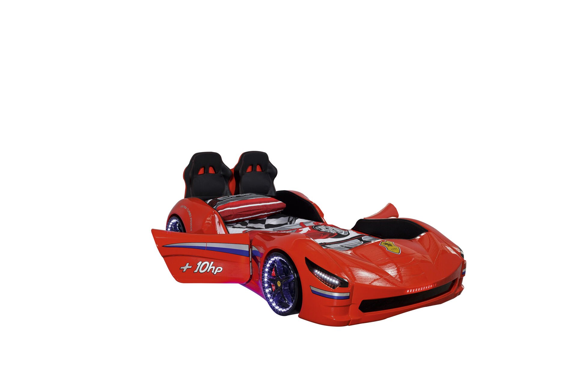 Cabrio Arabalı Yatak Kırmızı
